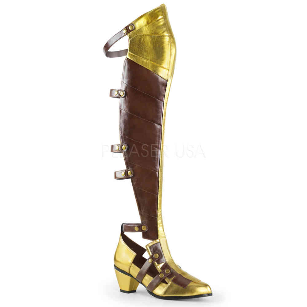 Funtasma - MAIDEN-8830 Laarzen - Bruin/Goudkleurig